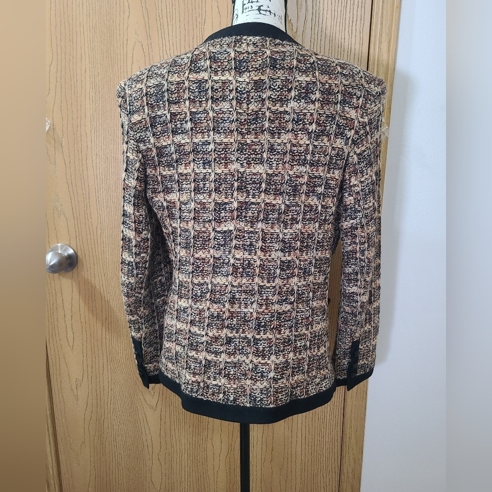 Adolph Schuman Lilli Ann Vintage Old Money Tweed Blazer - Picture 4 of 4
